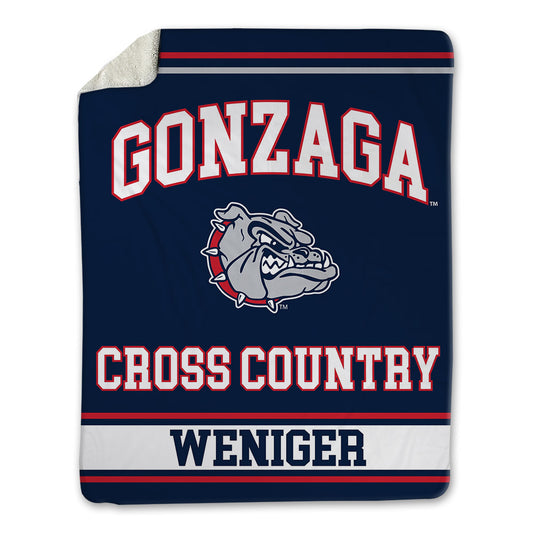Gonzaga - NCAA Men's Cross Country : Dylan Weniger - Blanket-0