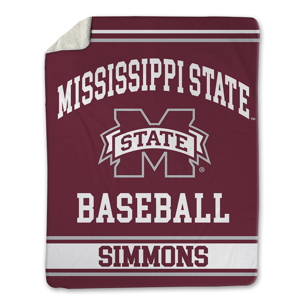 Mississippi State - NCAA Baseball : Stone Simmons - Blanket-0