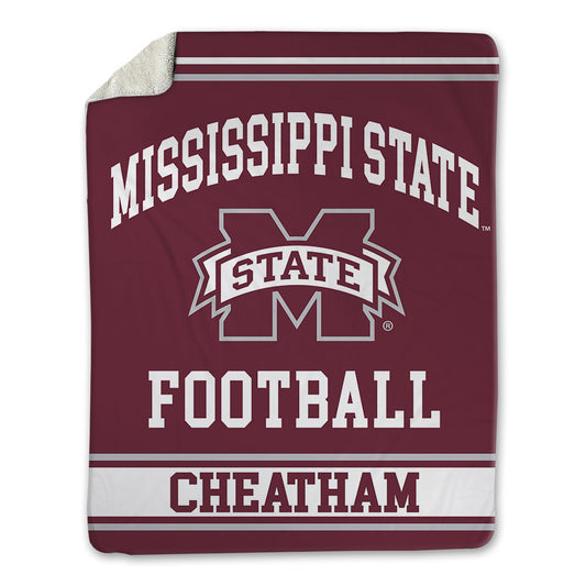 Mississippi State - NCAA Football : Thomas Cheatham - Blanket-0