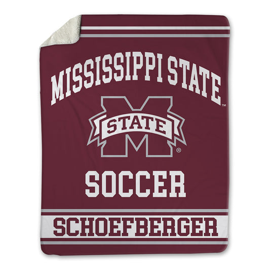 Mississippi State - NCAA Women's Soccer : Naila Schoefberger - Blanket-0