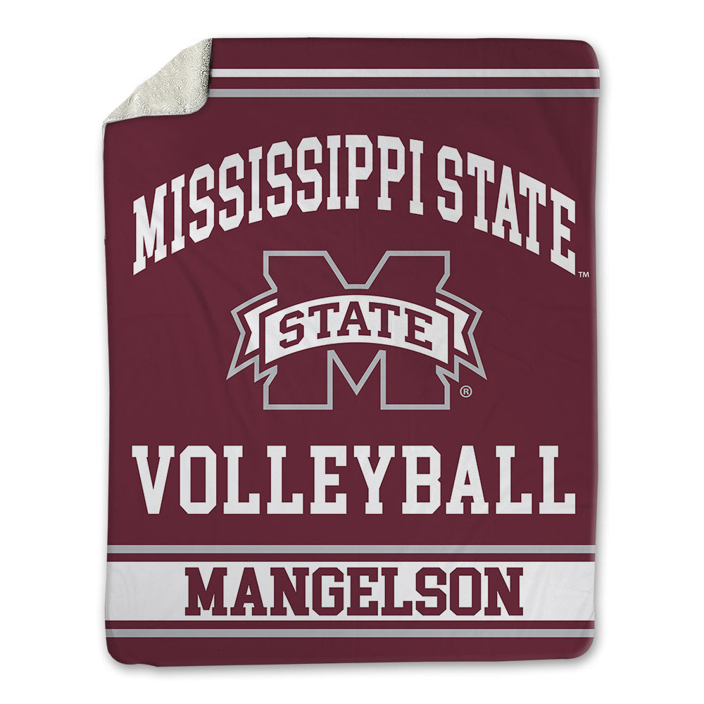 Mississippi State - NCAA Women's Volleyball : Lindsey Mangelson - Blanket-0