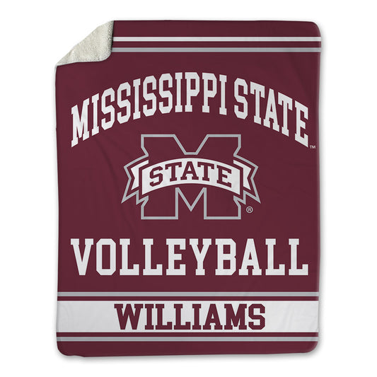 Mississippi State - NCAA Women's Volleyball : Laura Williams - Blanket-0