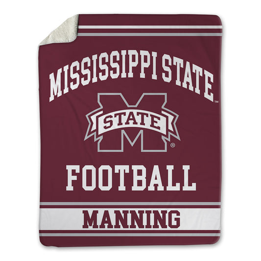 Mississippi State - NCAA Football : Jahron Manning - Blanket-0
