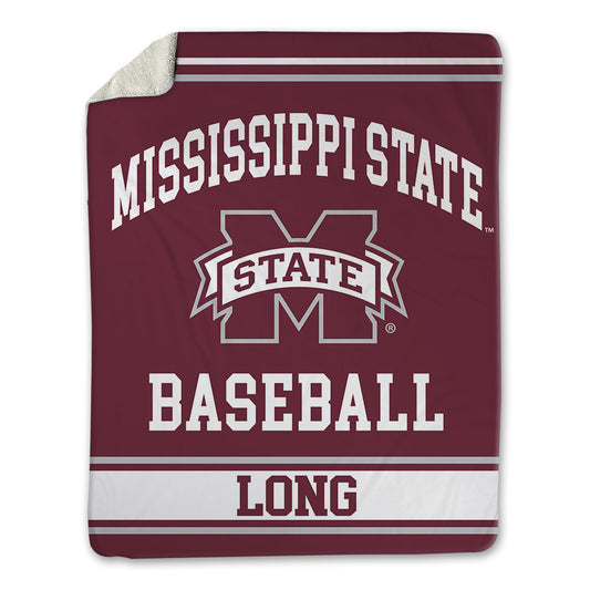 Mississippi State - NCAA Baseball : Johnny Long - Blanket-0