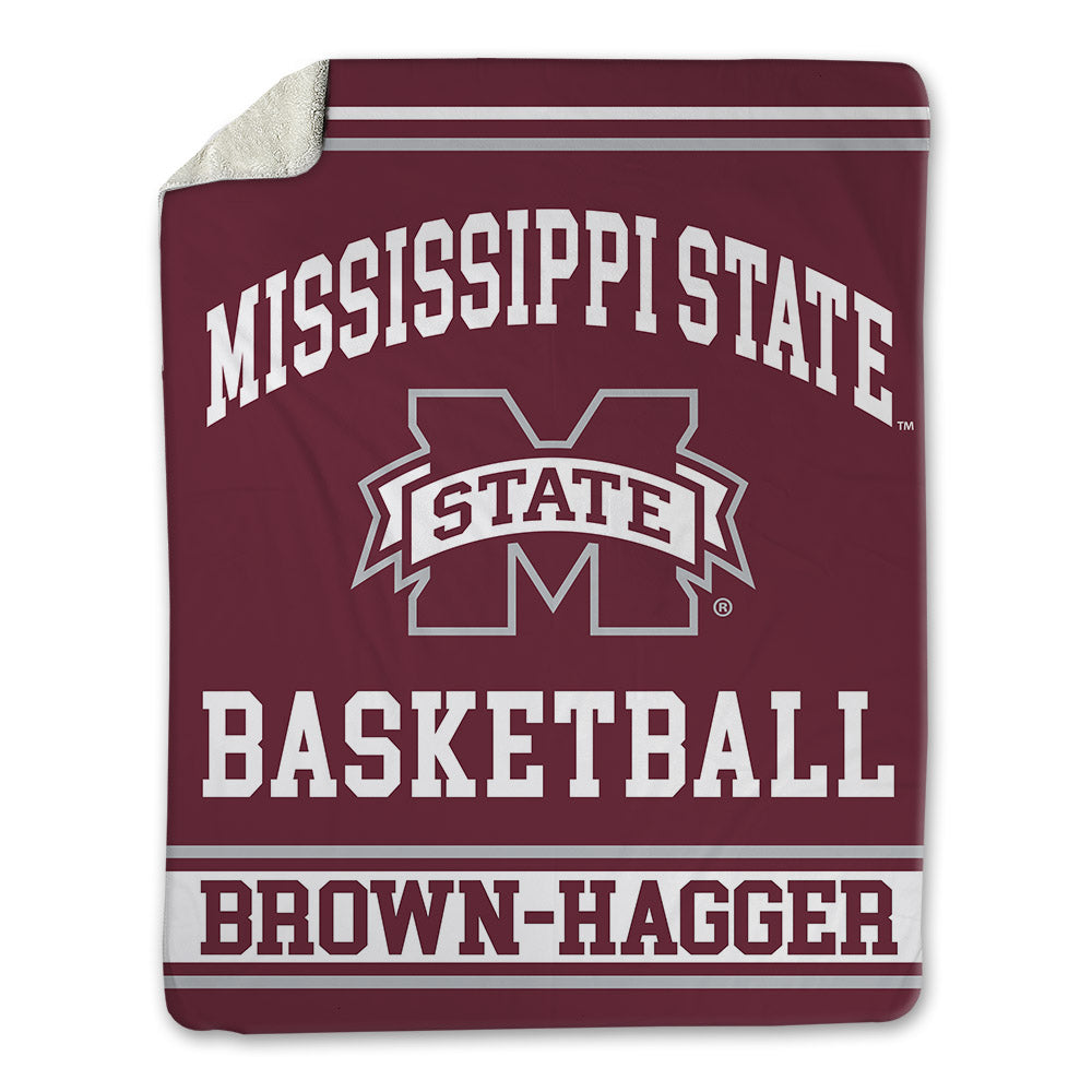 Mississippi State - NCAA Women's Basketball : Jasmine Brown-Hagger - Blanket-0