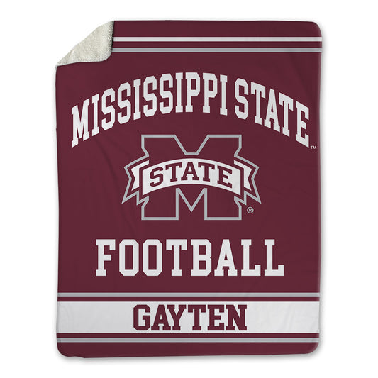 Mississippi State - NCAA Football : Xavier Gayten - Blanket-0