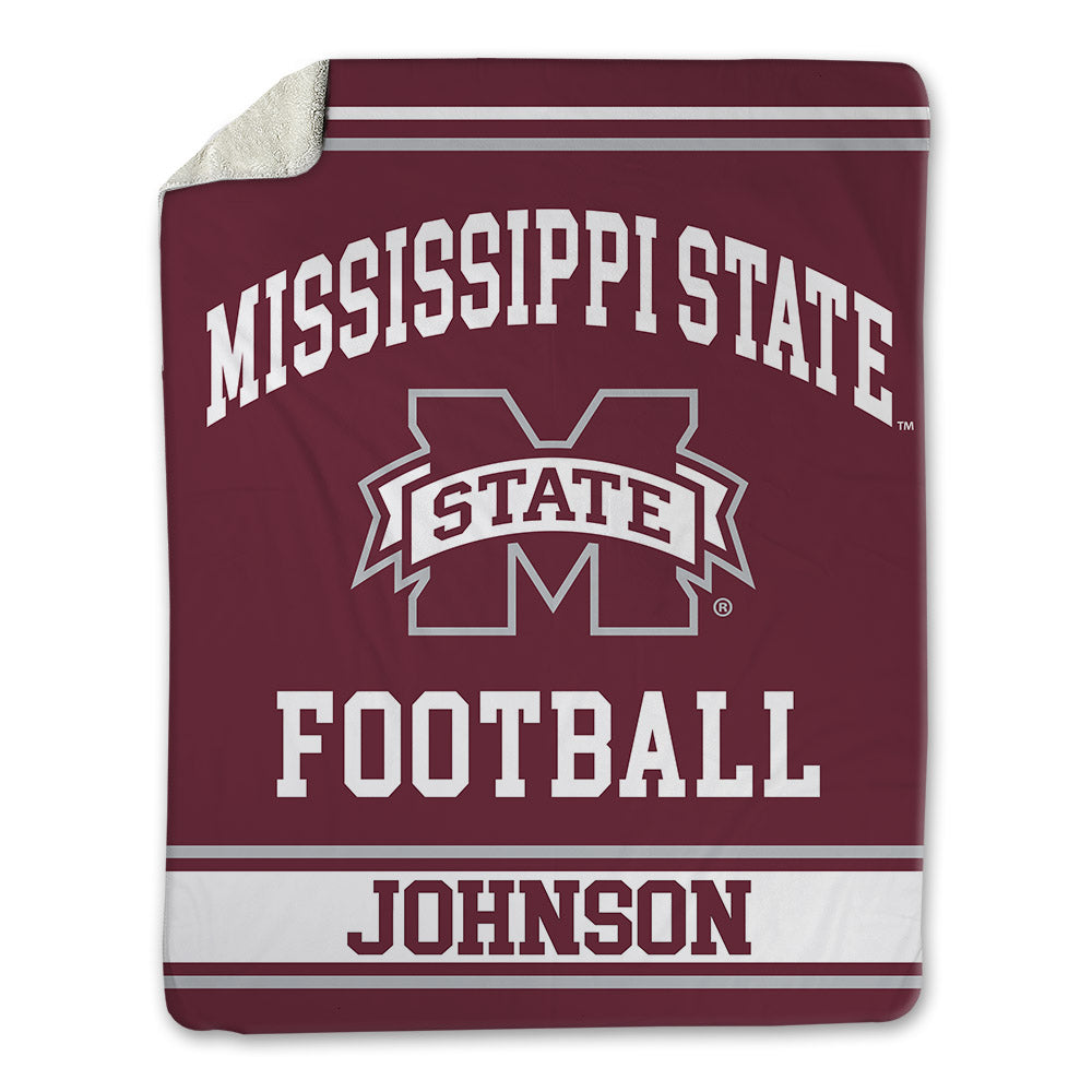 Mississippi State - NCAA Football : Kyle Johnson - Blanket-0