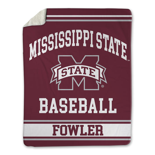 Mississippi State - NCAA Baseball : Peyton Fowler - Blanket-0
