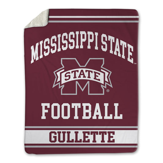 Mississippi State - NCAA Football : Derion Gullette - Blanket-0
