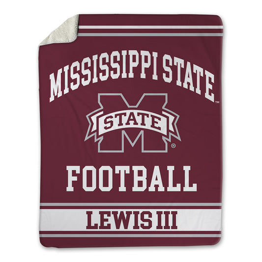 Mississippi State - NCAA Football : Dwight Lewis III - Blanket-0