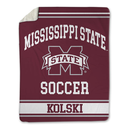 Mississippi State - NCAA Women's Soccer : Allison kolski - Blanket-0