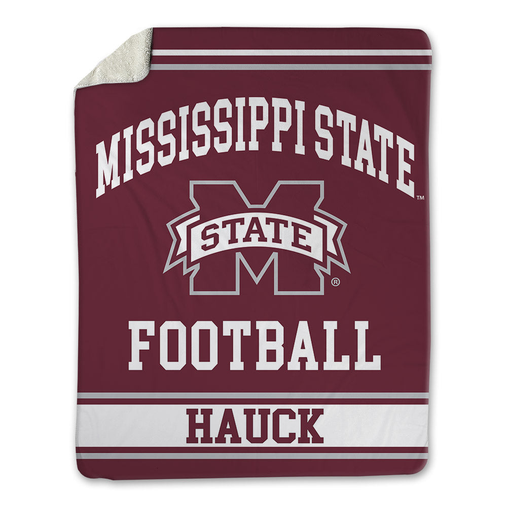 Mississippi State - NCAA Football : Marlon Hauck - Blanket-0