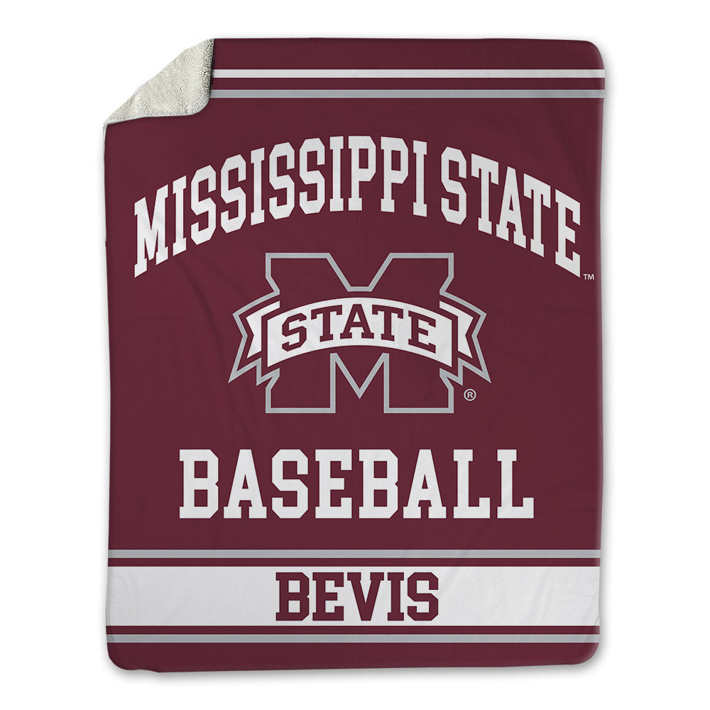 Mississippi State - NCAA Baseball : Blake Bevis - Blanket-0