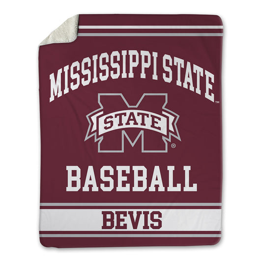 Mississippi State - NCAA Baseball : Blake Bevis - Blanket-0