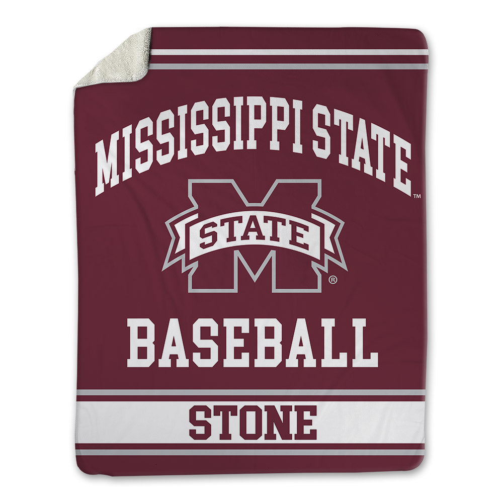 Mississippi State - NCAA Baseball : Duke Stone - Blanket-0