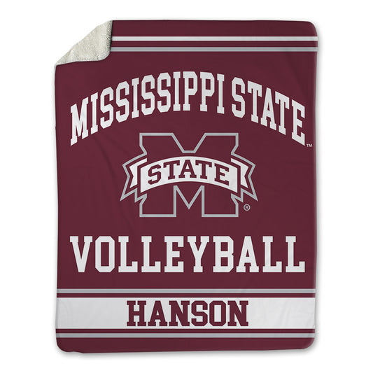 Mississippi State - NCAA Women's Volleyball : Cayley Hanson - Blanket-0