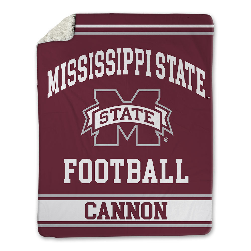 Mississippi State - NCAA Football : Elijah Cannon - Blanket-0