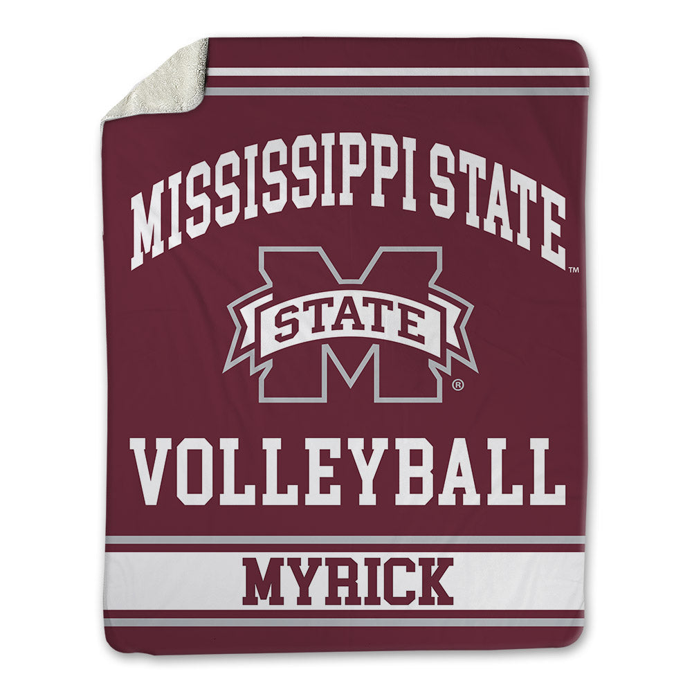 Mississippi State - NCAA Women's Volleyball : Lauren Myrick - Blanket-0