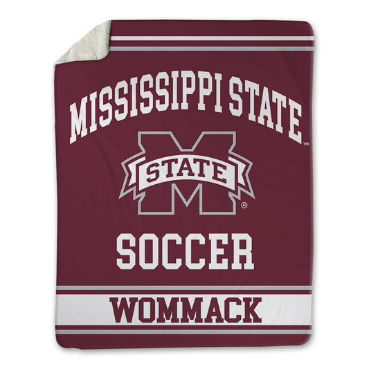 Mississippi State - NCAA Women's Soccer : Sarah Wommack - Blanket-0