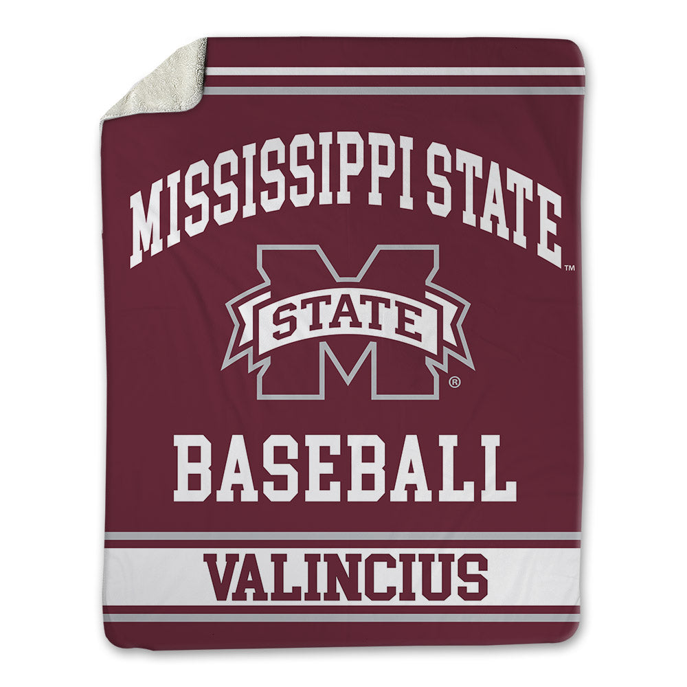 Mississippi State - NCAA Baseball : Tomas Valincius - Blanket-0