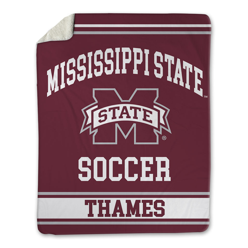 Mississippi State - NCAA Women's Soccer : Taylor Thames - Blanket-0