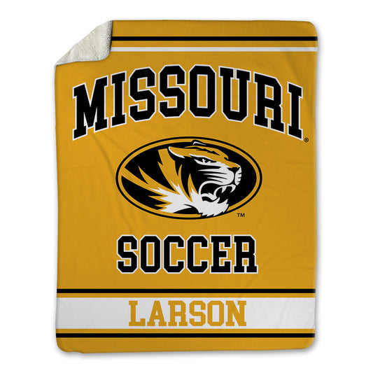 Missouri - NCAA Women's Soccer : Jessica Larson - Blanket-0