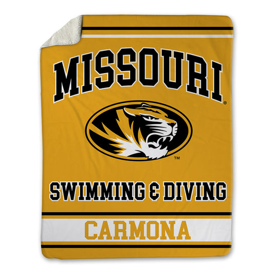 Missouri - NCAA Women's Swimming & Diving : Gabriela Carmona - Blanket-0