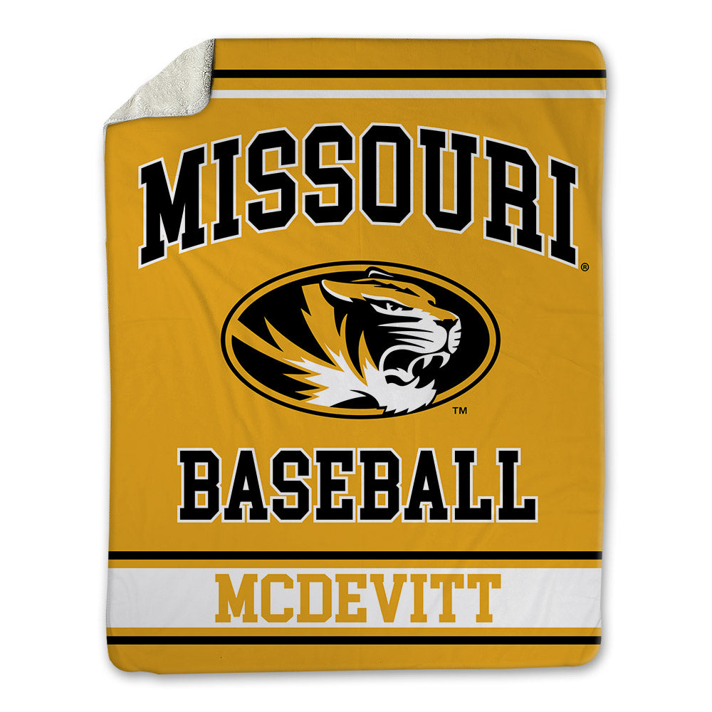 Missouri - NCAA Baseball : Josh McDevitt - Blanket-0