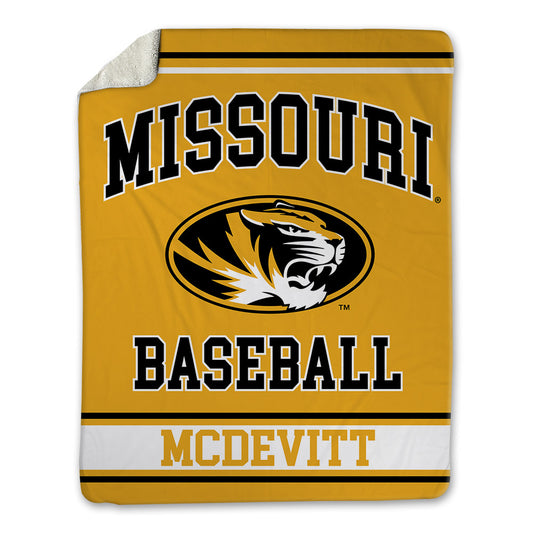 Missouri - NCAA Baseball : Josh McDevitt - Blanket-0