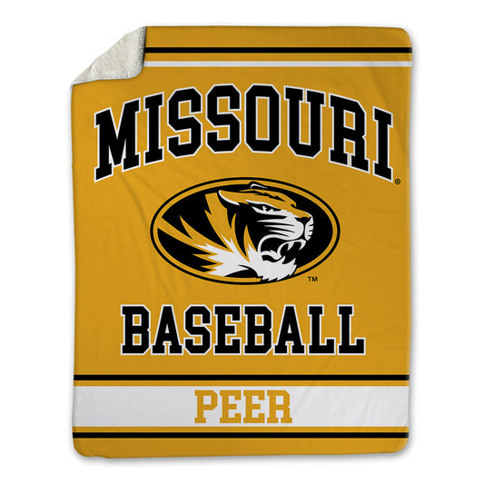 Missouri - NCAA Baseball : Kaden Peer - Blanket-0