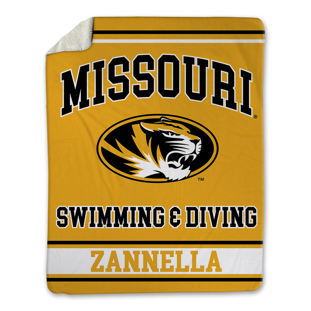 Missouri - NCAA Men's Swimming & Diving : Tommaso Zannella - Blanket-0