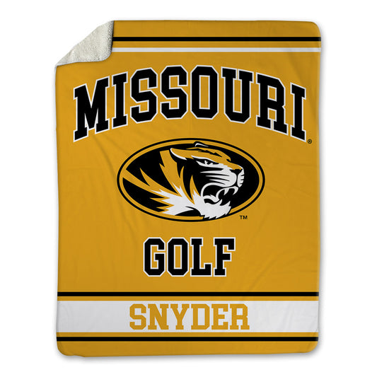 Missouri - NCAA Men's Golf : Brock Snyder - Blanket-0