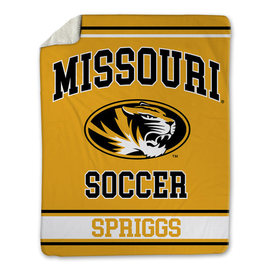 Missouri - NCAA Women's Soccer : shania spriggs - Blanket-0