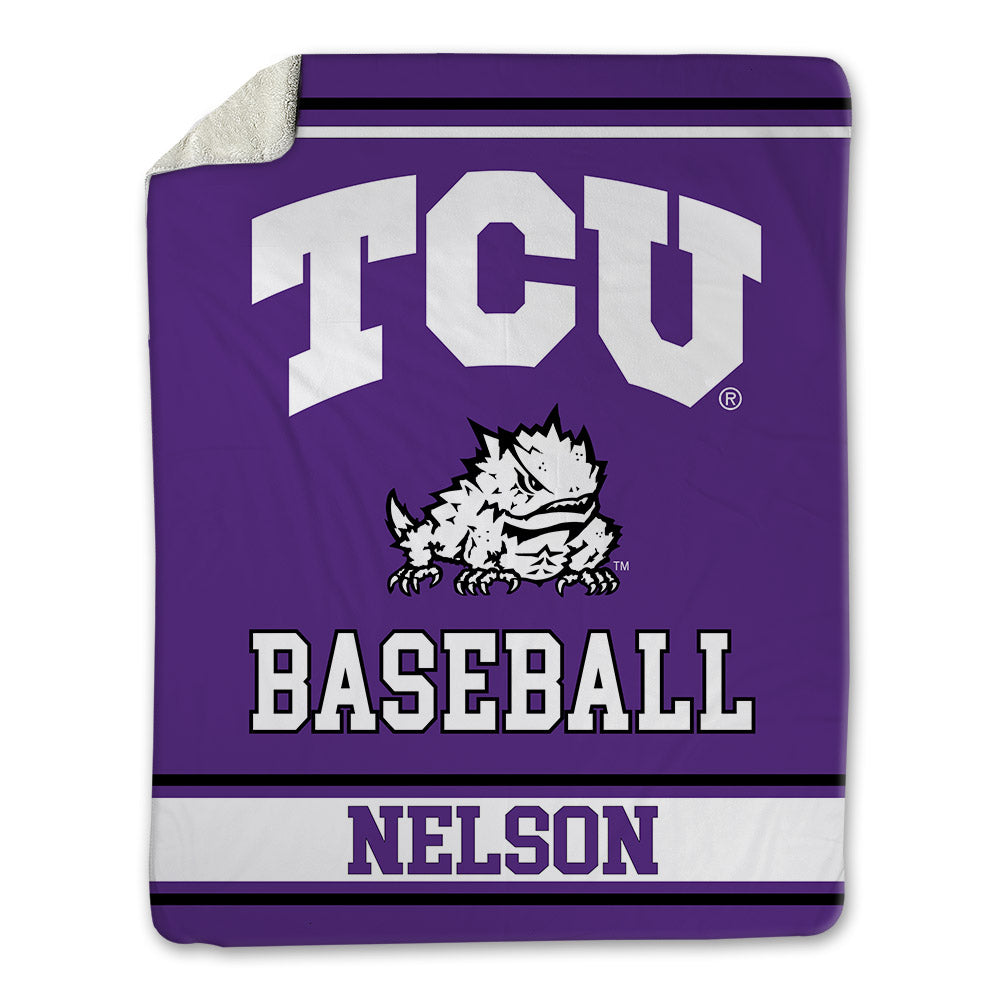 TCU - NCAA Baseball : Cade Nelson - Blanket-0