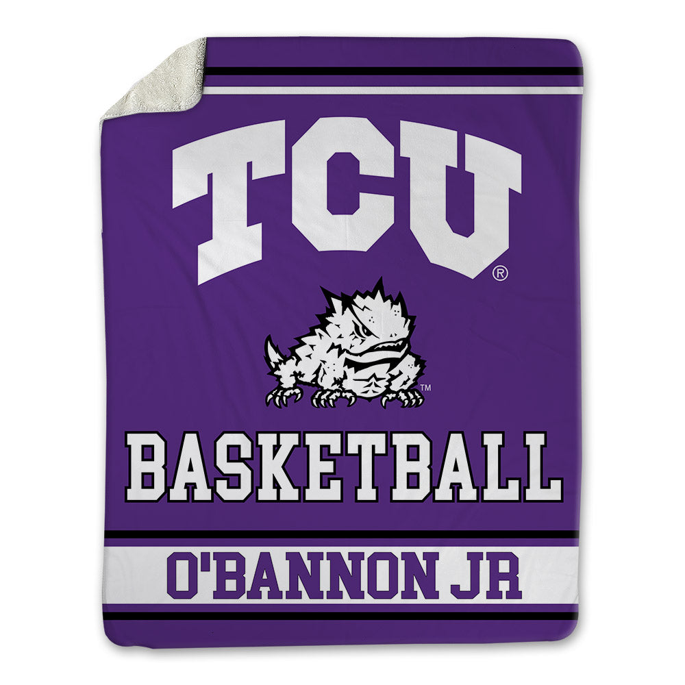 TCU - NCAA Men's Basketball : Charles O'Bannon Jr - Blanket-0