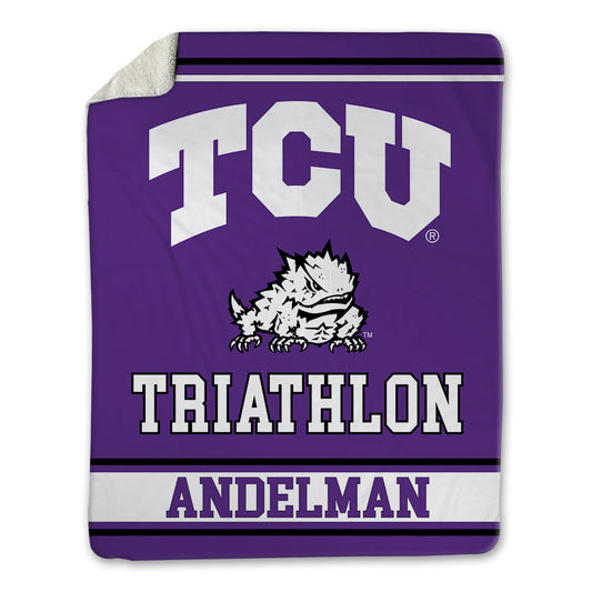 TCU - NCAA Triathlon : Marley Andelman - Blanket-0