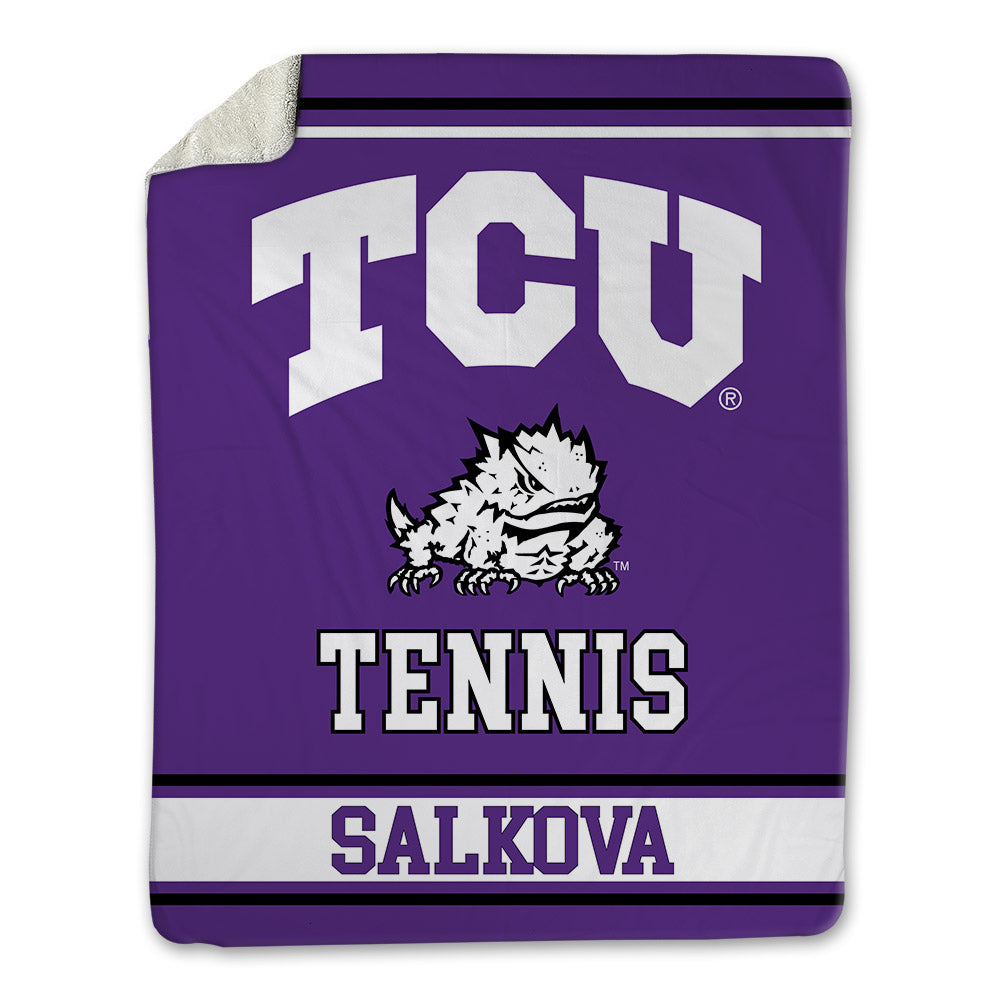 TCU - NCAA Women's Tennis : Natalie Salkova - Blanket-0