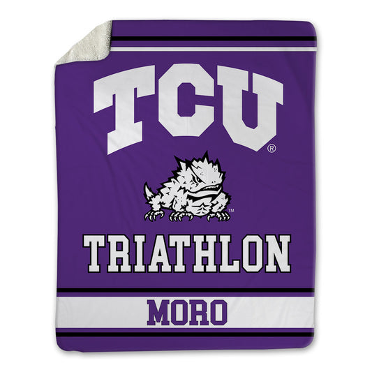 TCU - NCAA Triathlon : Amanda Moro - Blanket-0