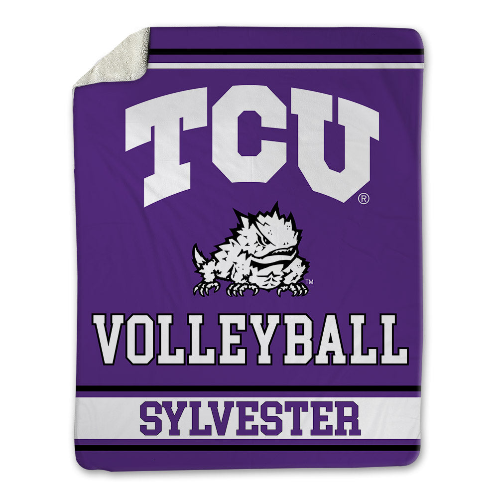 TCU - NCAA Women's Volleyball : Sarah Sylvester - Blanket-0