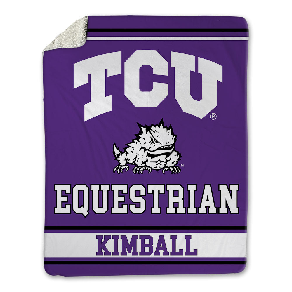 TCU - NCAA Equestrian : Annie Kimball - Blanket-0
