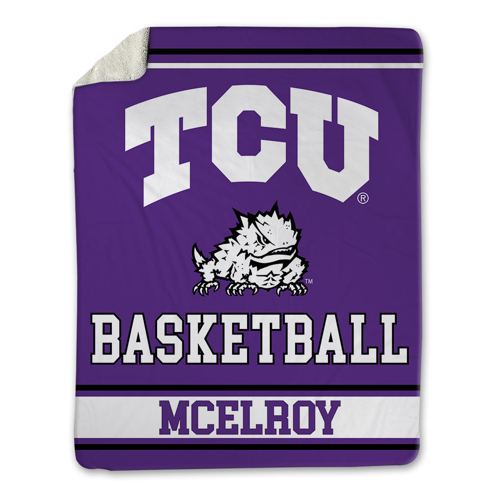TCU - NCAA Men's Basketball : Drew McElroy - Blanket-0