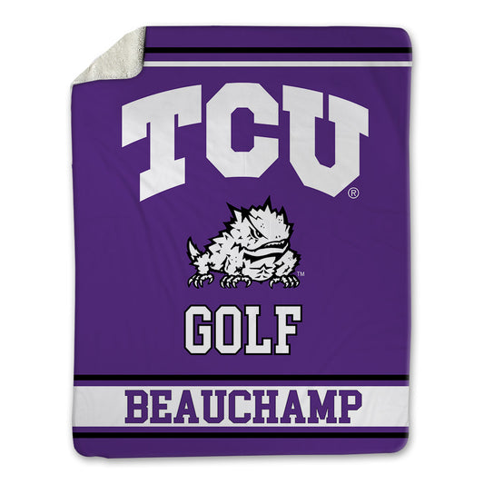 TCU - NCAA Men's Golf : Jack Beauchamp - Blanket-0