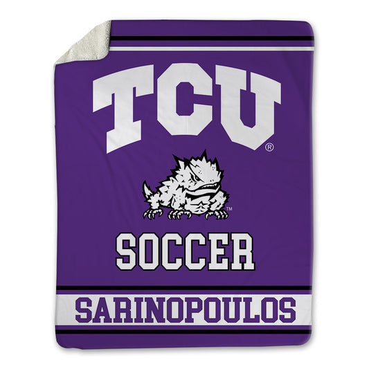 TCU - NCAA Women's Soccer : Cate Sarinopoulos - Blanket-0