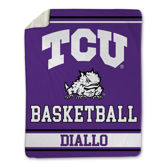 TCU - NCAA Men's Basketball : Malick Diallo - Blanket-0