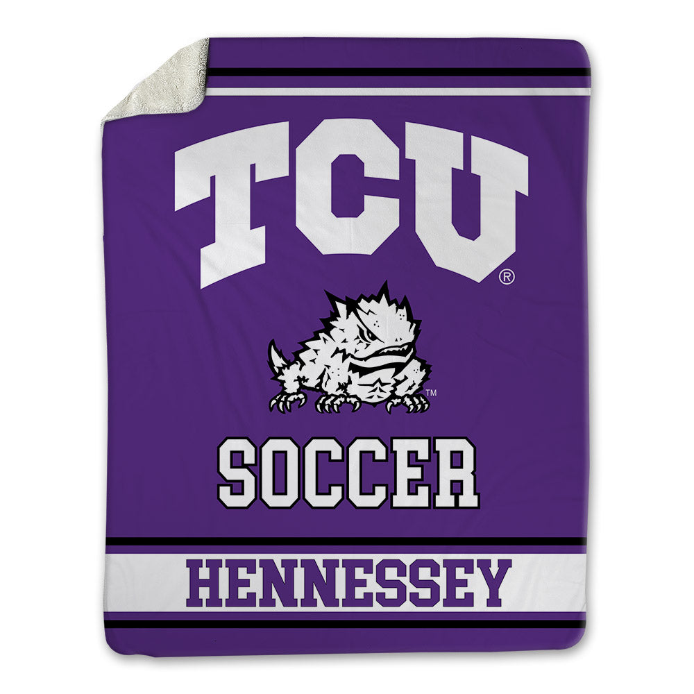 TCU - NCAA Women's Soccer : Alyssa Hennessey - Blanket-0