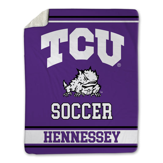 TCU - NCAA Women's Soccer : Alyssa Hennessey - Blanket-0