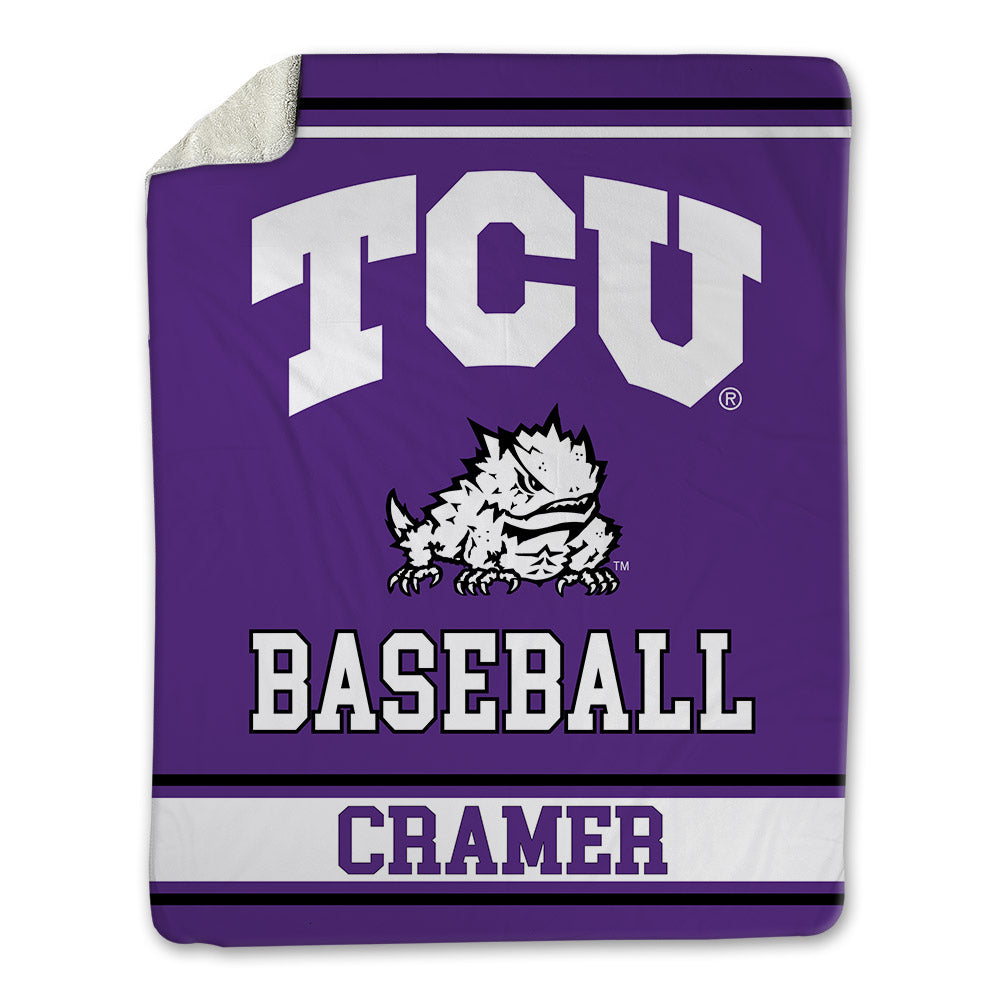 TCU - NCAA Baseball : Cole Cramer - Blanket-0