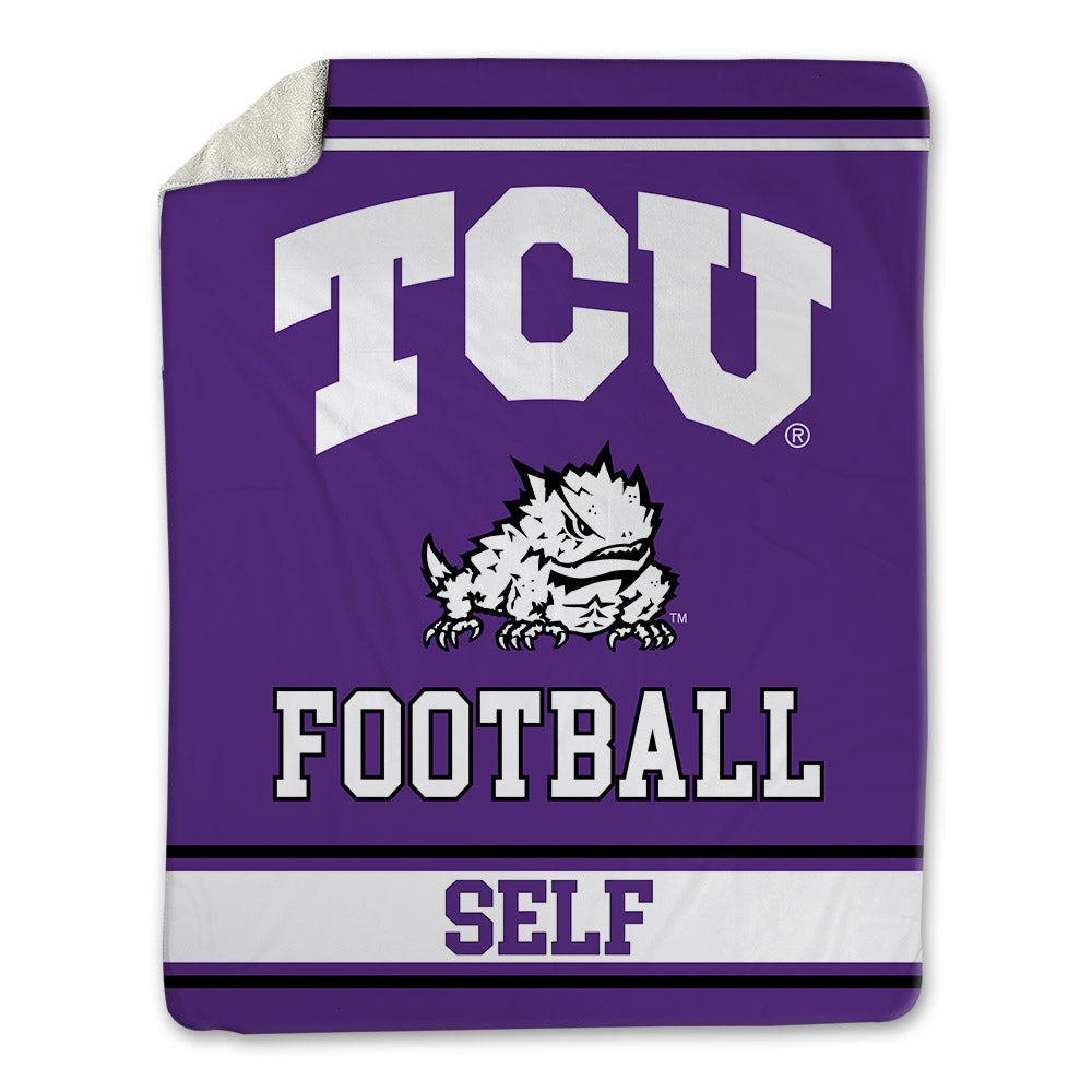 TCU - NCAA Football : Riley Self - Blanket-0