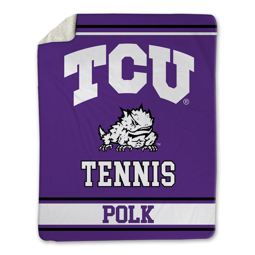 TCU - NCAA Women's Tennis : Margaret Polk - Blanket-0