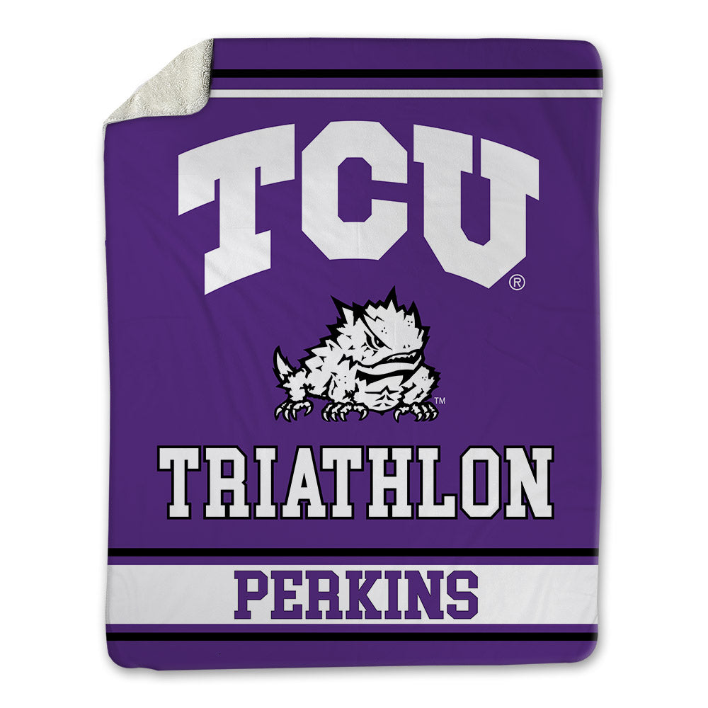 TCU - NCAA Triathlon : Maddie Perkins - Blanket-0